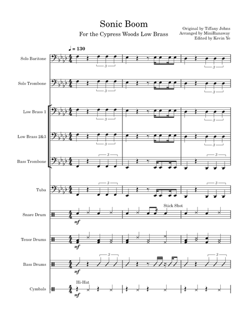 Sonic Boom - CWHS