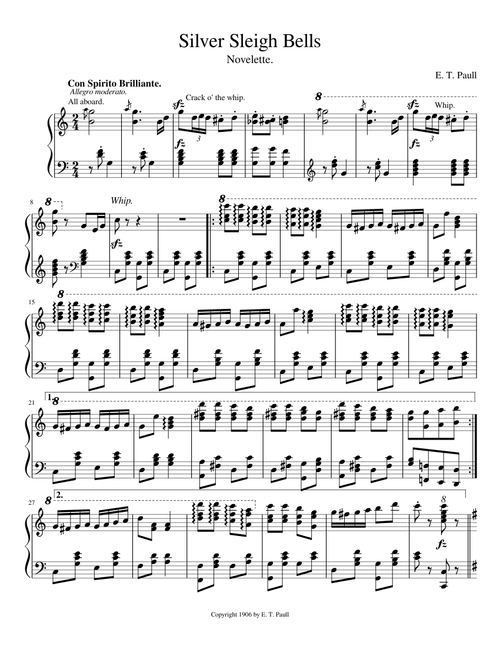 Silver Sleigh Bells (1906)