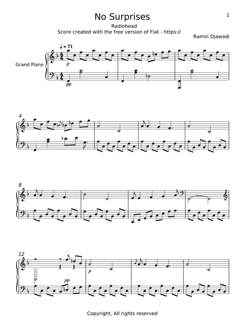 No Surprises (Stride Piano) - Westworld Version - Ramin Djawadi
