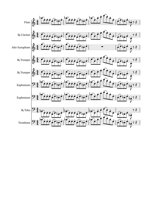 Blue Devils Space Chords Full Band Warm Up V.2