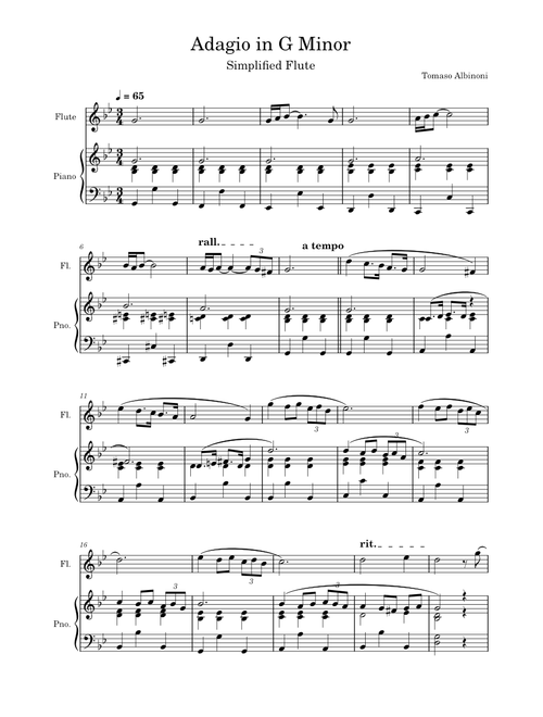 Adagio in G Minor