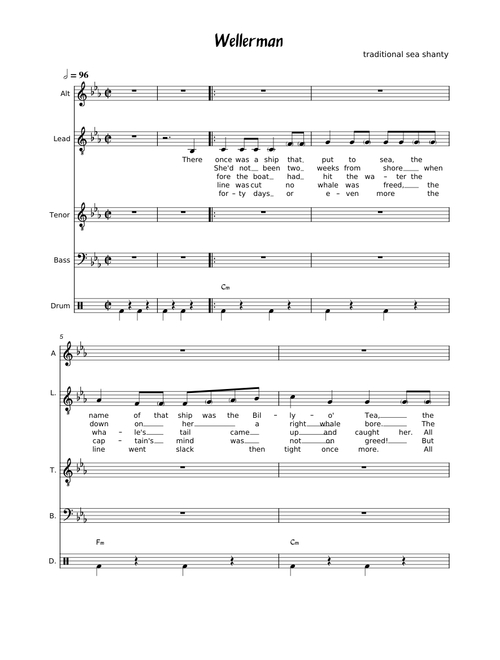 The Wellerman sea shanty