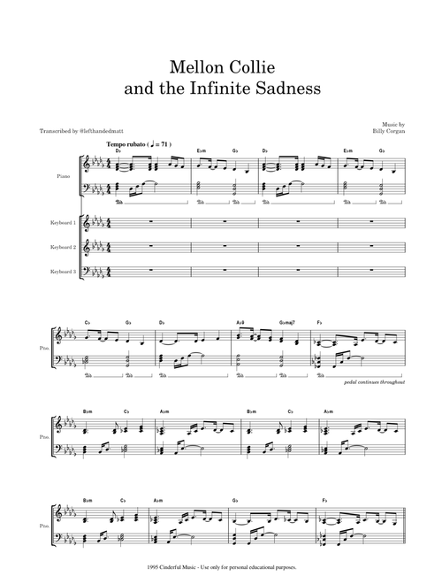 Mellon Collie And The Infinite Sadness - The Smashing Pumpkins