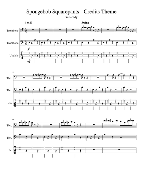 Spongebob Squarepants - Credits Theme