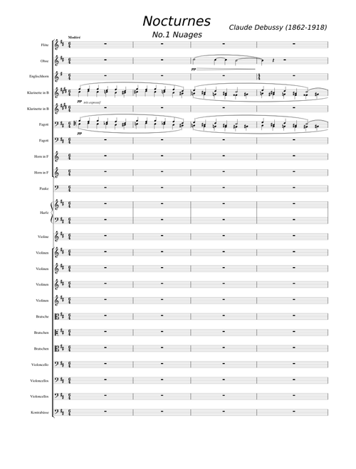 Debussy: Nocturnes, L. 91 - 1. Nuages