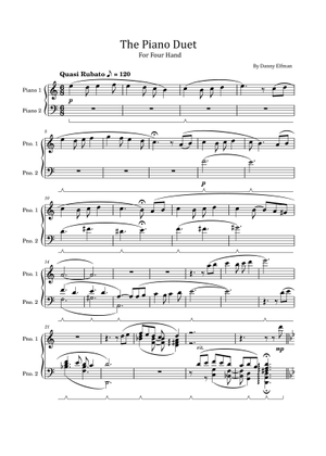 Play Official version of Four Piece Suite (for 2 pianos