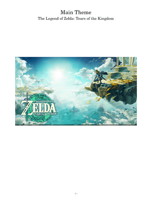 The Legend of Zelda: Tears of the Kingdom Main Theme