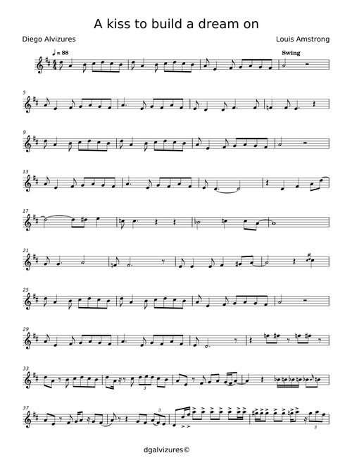 A Kiss to Build A Dream On - Louis Armstrong