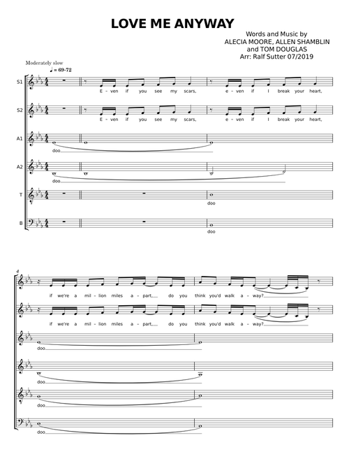 LOVE ME ANYWAY - ALECIA MOORE