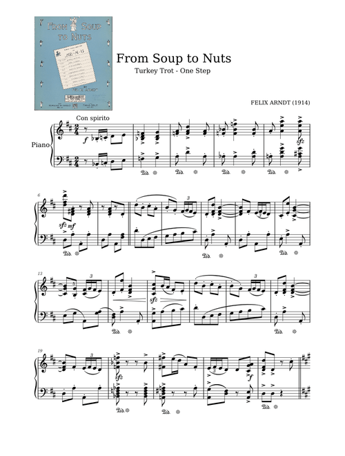 From Soup to Nuts by Felix Arndt (1914)