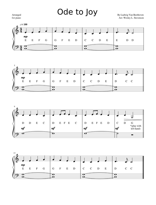 Ode To Joy