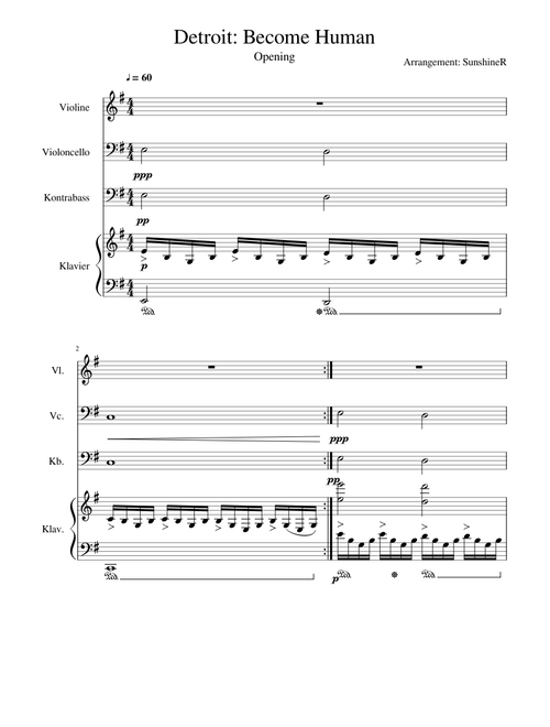 Detroit: Become Human (Strings + piano)