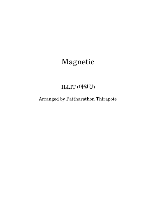 ILLIT 'Magnetic' for Concert Band