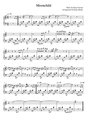 Moonchild (full score) – King Crimson Sheet Music and Tab