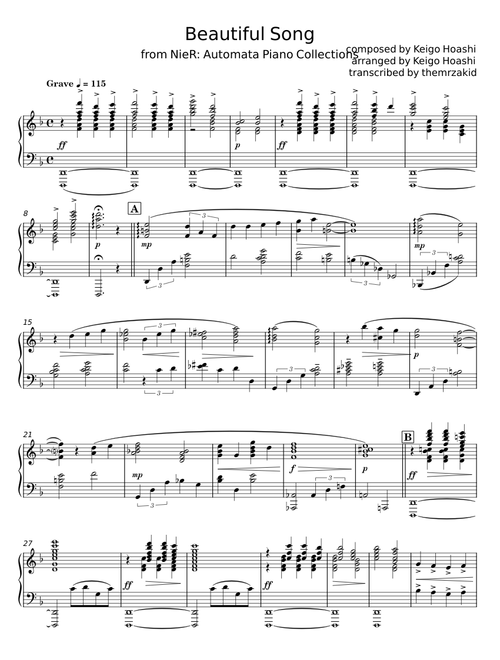 A Beautiful Song - Keigo Hoashi
