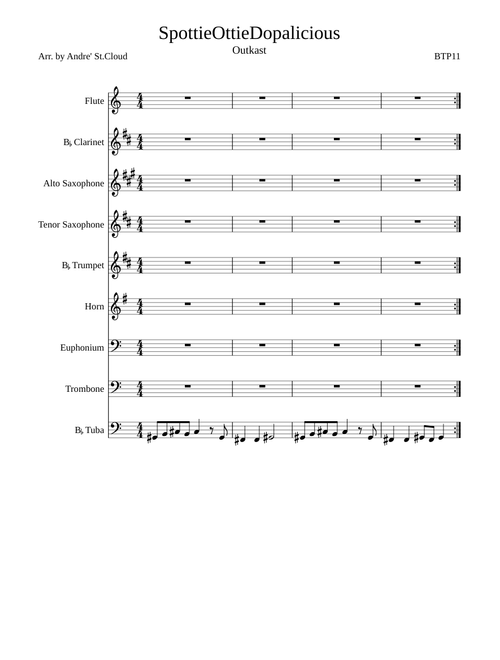 Spottieottiedopalicious – OutKast SpottieOttieDopalicious Marching Band