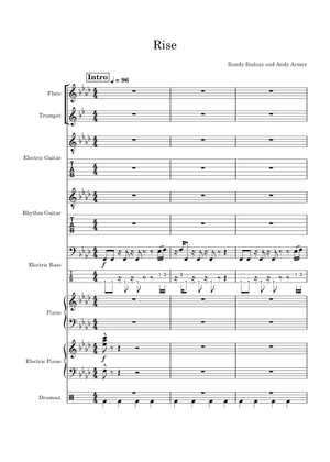 Play Official version of Rise Sheet Music by Herb Alpert for Trumpet ...