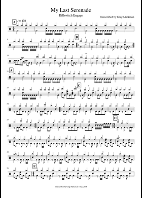 Free Killswitch Engage sheet music | Download PDF or print on