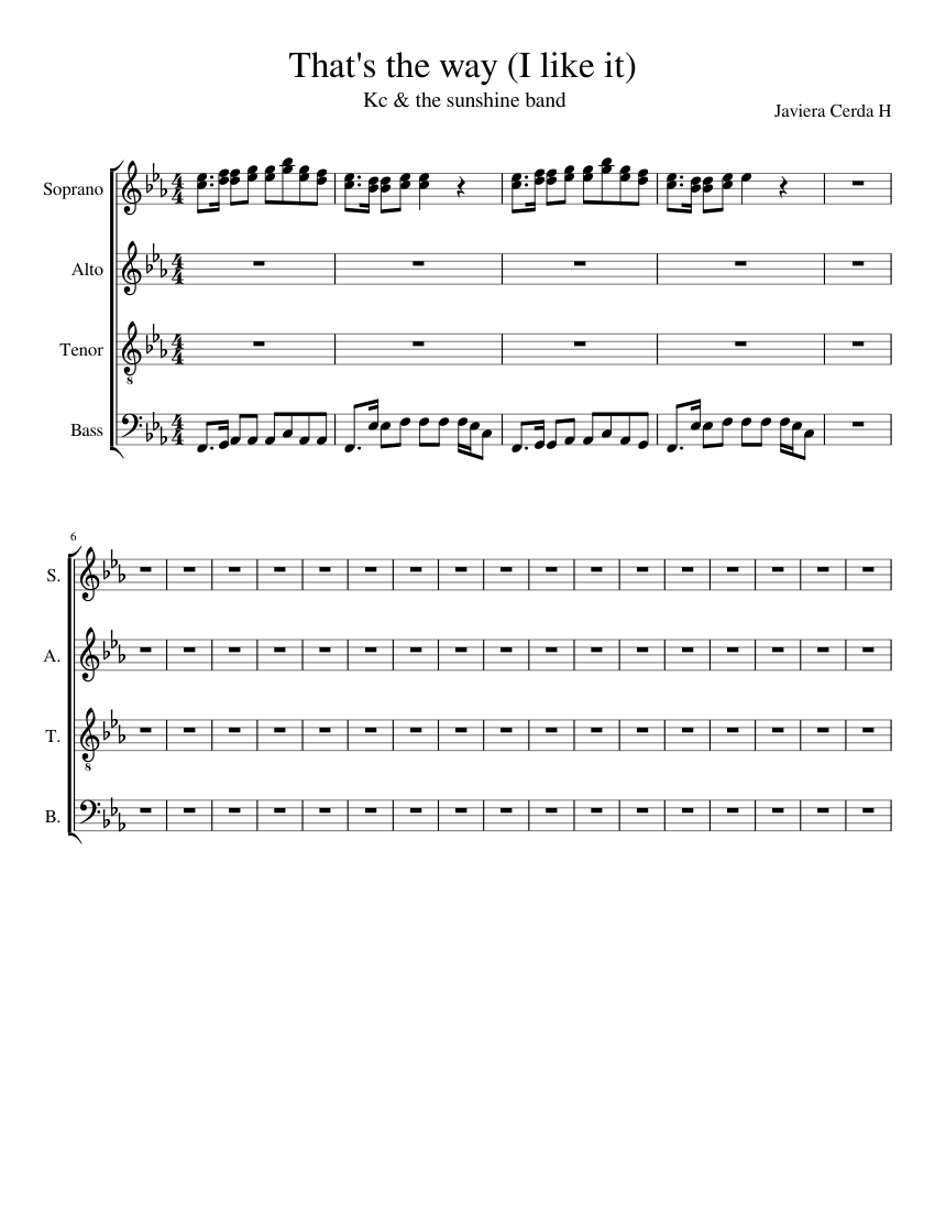 That s The Way I Like It Sheet Music For Soprano Alto Tenor Bass that-s-the-way-i-like-it-sheet-music-for-soprano-alto-tenor-bass