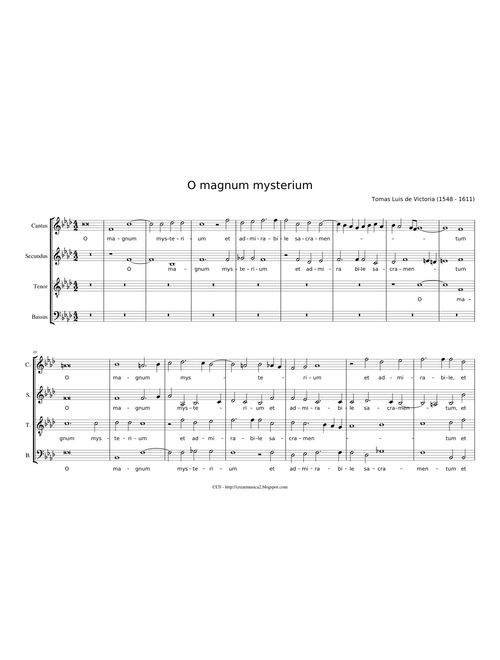 O magnum mysterium