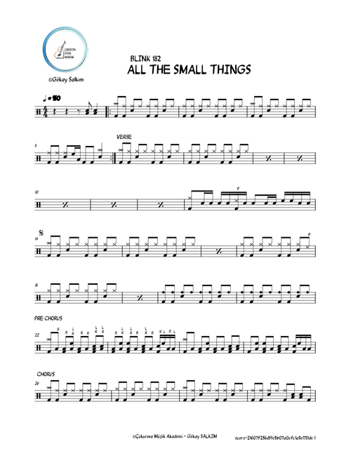 All The Small Things - blink-182 (Drum)