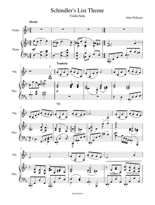 Schindler's List Theme