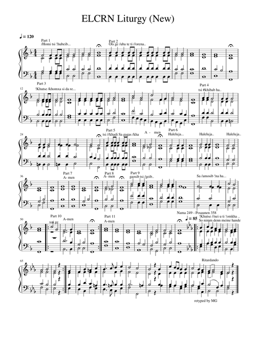 Liturgy of ELCRN (New)
