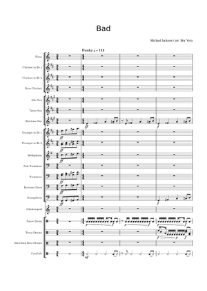 Play Official version of Bad Sheet Music by Michael Jackson for Piano ...