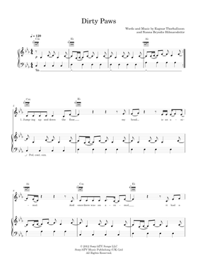 Free Dirty Paws by Of Monsters and Men sheet music | Download PDF or print  on MuseScore.com