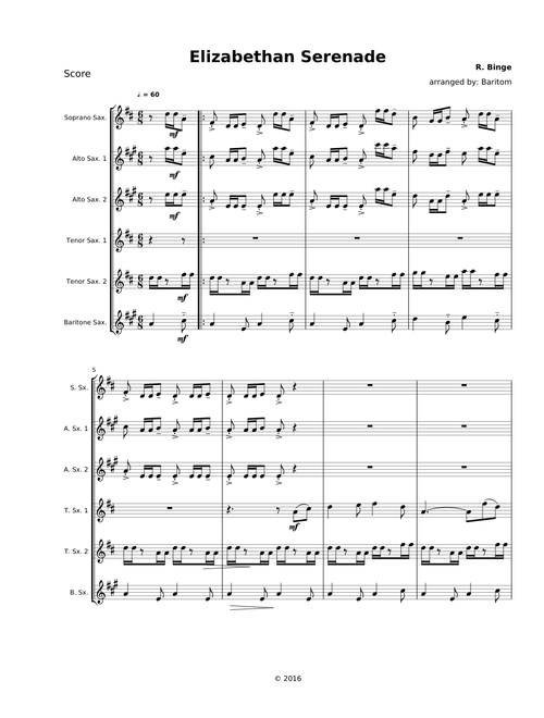 Elizabethan Serenade