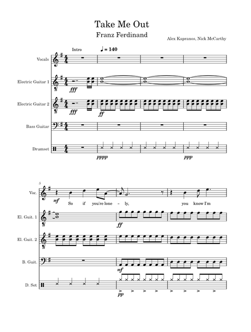 Take Me Out – Franz Ferdinand