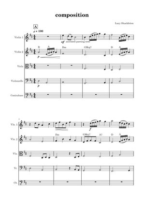 WOMP WOMP MC.COMPLucy Shackleton composition mock Sheet Music for ...