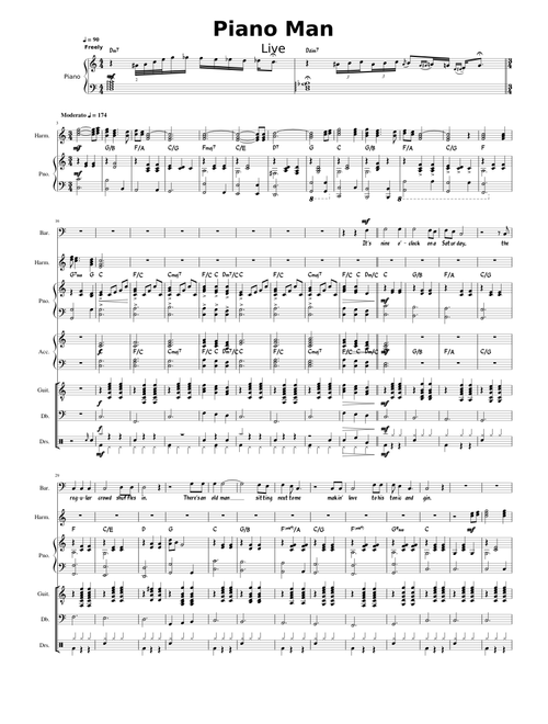 Piano Man Live