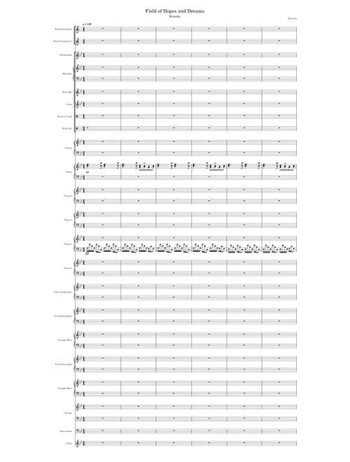 Field Of Hopes And Dreams (DELTARUNE) – Toby Fox Demake