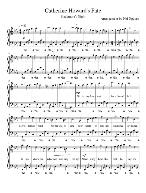 Catherine Howard's Fate - Blackmore's Night