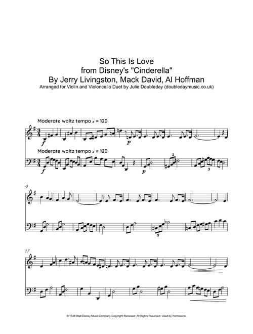 So This Is Love (Arr. Julie Doubleday) - James Ingram (Instrumental Duet)