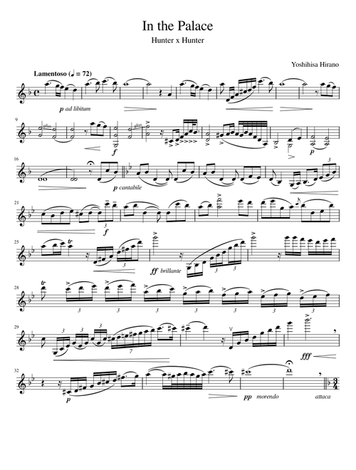 In the Palace - Lamentoso & Agitato – Yoshihisa Hirano