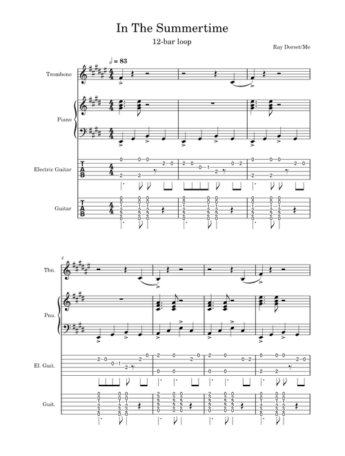 In the summertime – Mungo Jerry