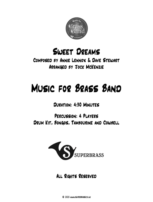 Sweet Dreams (Are Made Of This) (Arr. Jock McKenzie) - Eurythmics (Brass Band)
