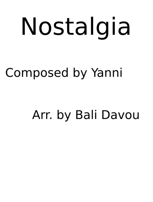 Yanni Nostalgia Orchestra II