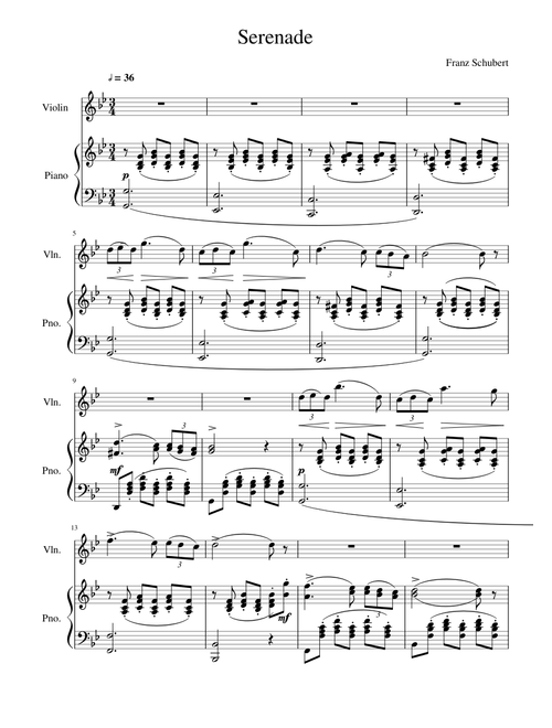 Schubert: Serenade