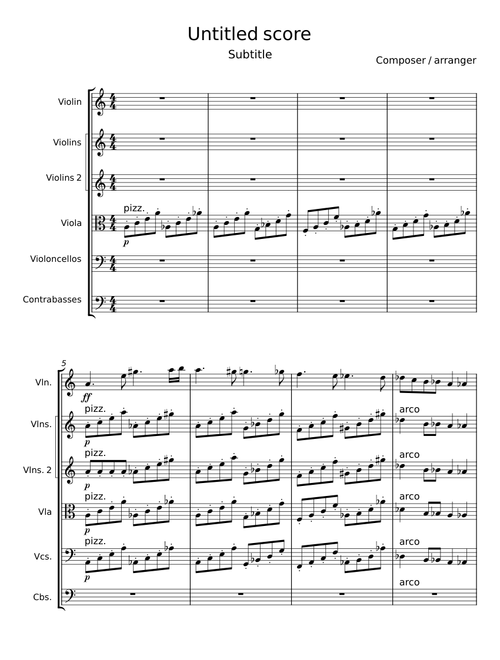 Untitled score