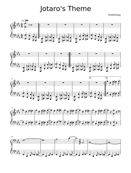 jotaro theme