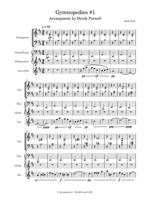 Gymnopédie No.1 – Erik Satie