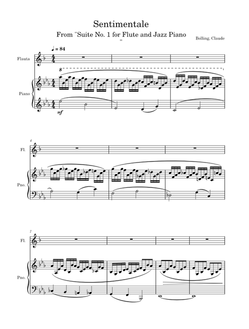 Sentimentale – Claude Bolling