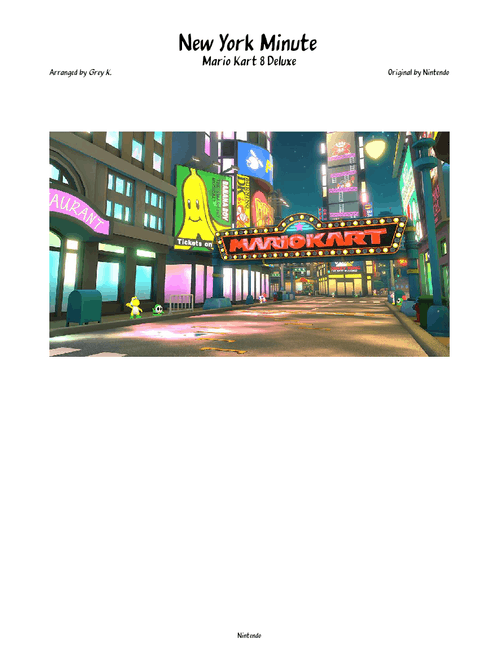 Tour New York Minute - Mario Kart 8 Deluxe – Ltd. Nintendo Co.