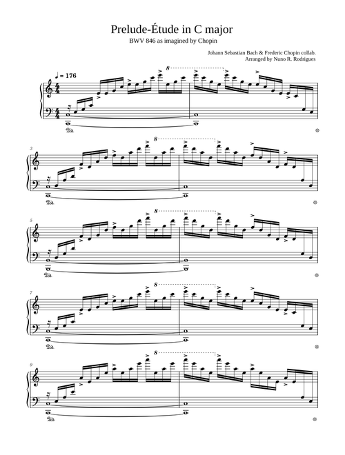 Prelude-étude in C major – Bach & Chopin collab