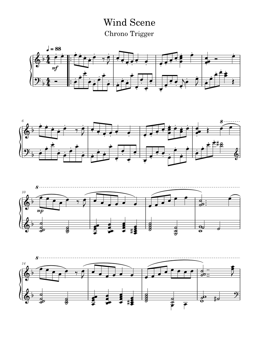 Chrono Trigger - Wind Scene – Yasunori Mitsuda Wind Scene