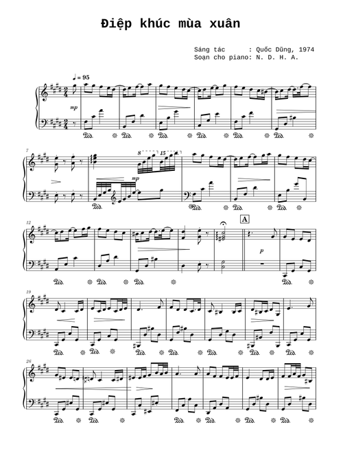 Điệp khúc mùa xuân (Xuân Giáp Thìn 2024) – Quốc Dũng, 1974