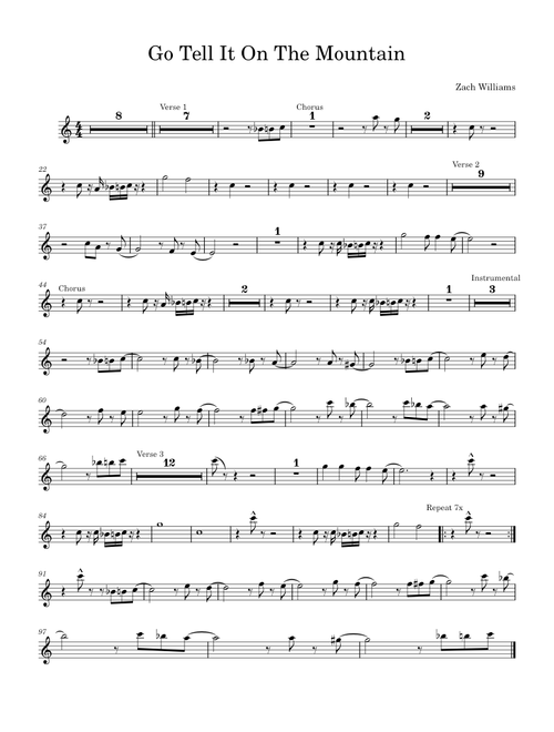 Go Tell It On The Mountain – Zach Williams
